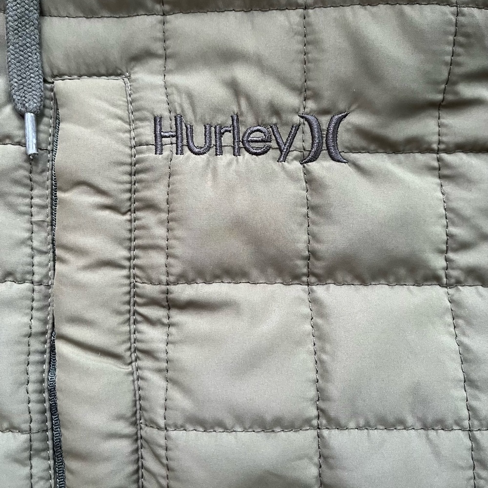 Hurley Olive Quilted Jacket - Picture 2 of 3